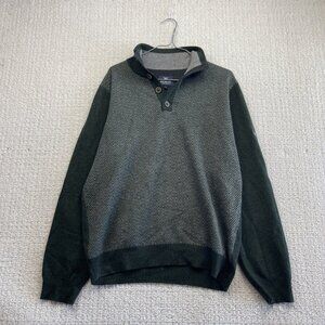 Morley of England Lambswool Sweater Forest Green Sz L Academia Grandpa Preppy